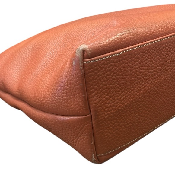 Dooney & Bourke Leather Crossbody Bag With Charms Terracotta - Picture 9 of 15